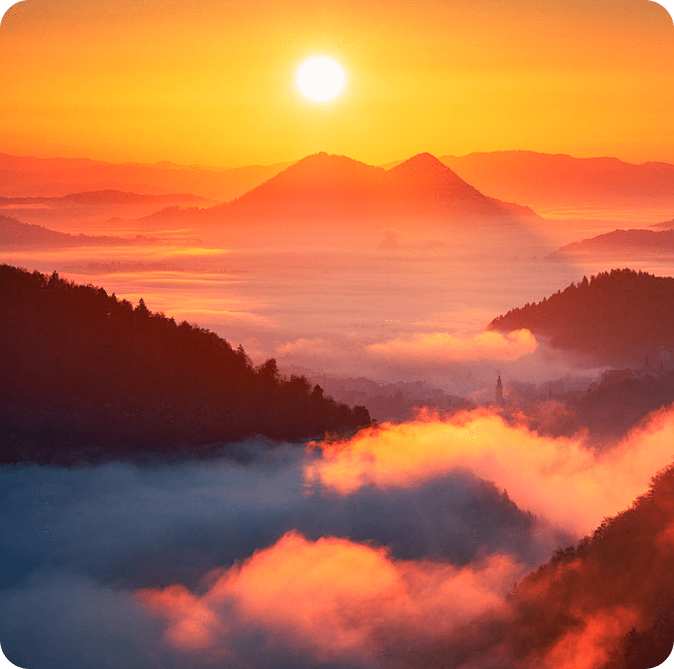 mountainous areas